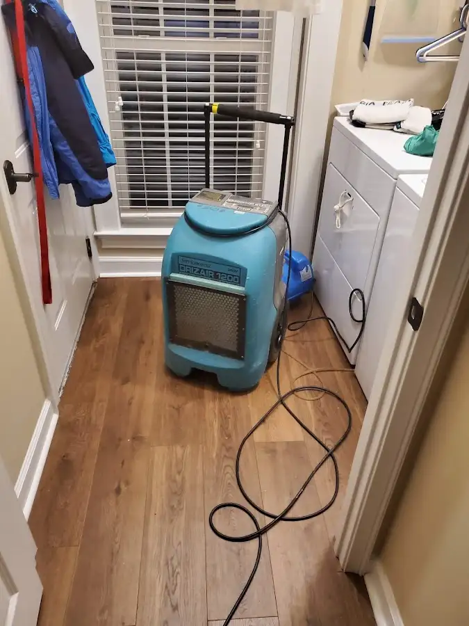 Commercial dehumidifier deployed for Flood Damage Cleanup in Savannah